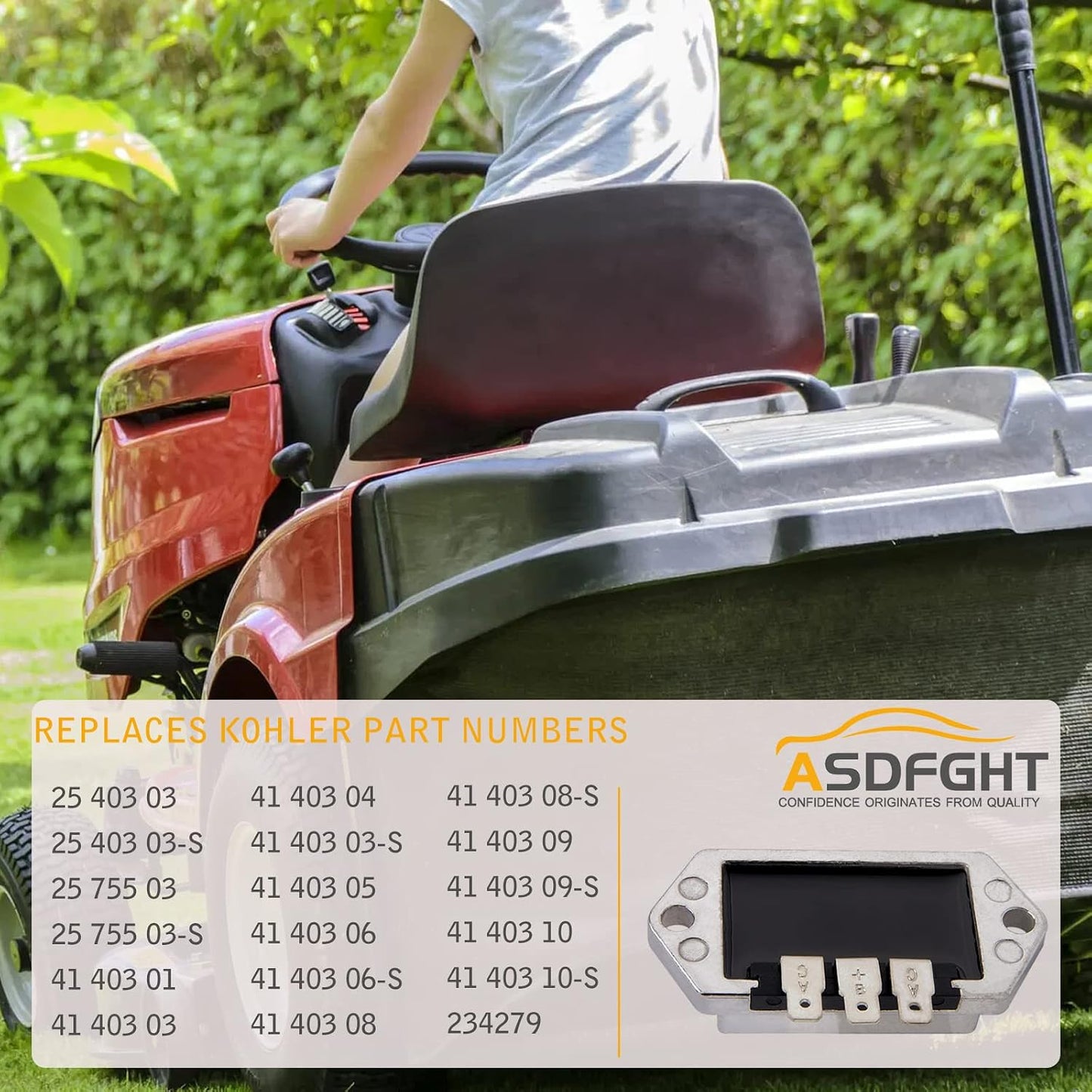 Regulador Voltaje Rectificador Pack 2 para Kohler 8-25 hp
