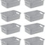 Cesta mimbre tejido 11" para encimeras pack 8