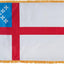 Bandera iglesia episcopal 3x5ft flecos dorados doble cara