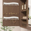 Soporte pared para collares blanco organizar joyas