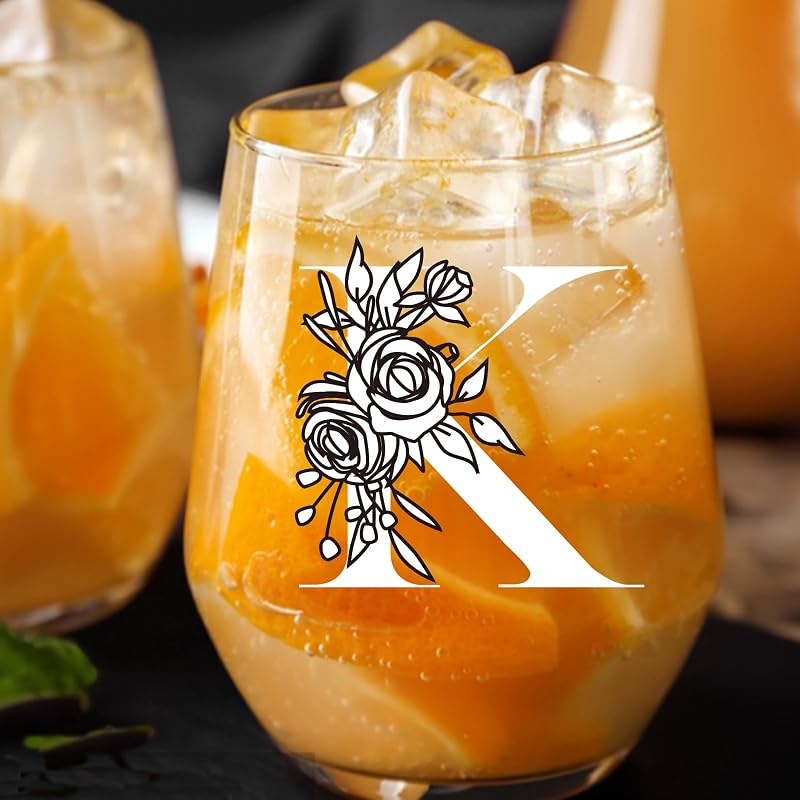 Copas de vino personalizadas para mujer regalo cumpleaños