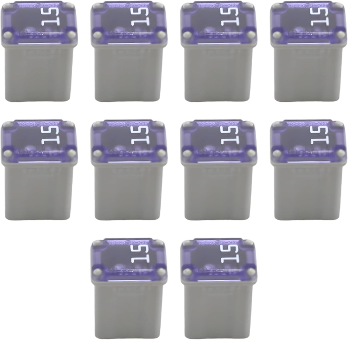 10 Pzas Fusibles Micro 15A para Coche Tipo FMM