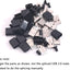 20 Conectores USB 2.0 Tipo A Negro para Soldadura