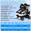 Patines ajustables para niños ruedas iluminadas