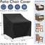 Fundas impermeables para sillas de patio 2 pzas 33x34x31"