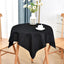Mantel cuadrado 36x36pulg poliéster uso pesado color negro