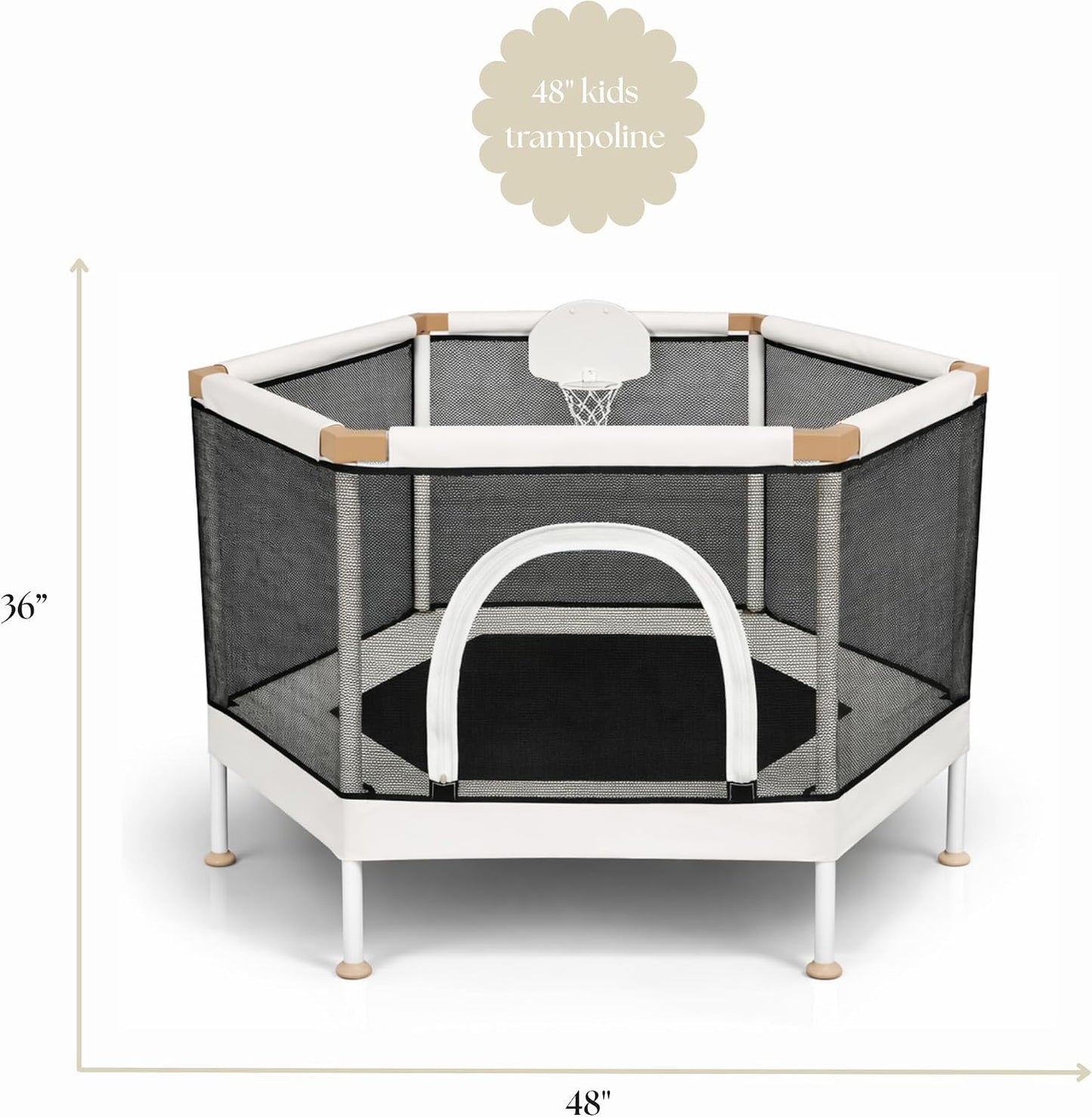 Trampolín para niños red seguridad 220lb