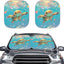 Parasol plegable acordeón para parabrisas auto pack 2