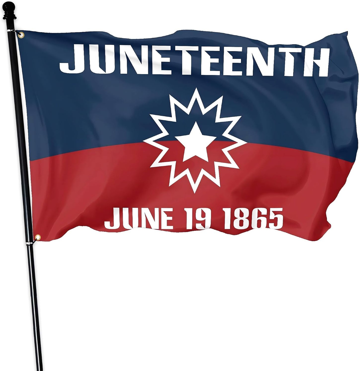 Banderas Juneteenth 3x5ft 19 de junio 1865 Emancipación
