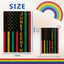 Bandera Juneteenth 12x18pulg decoración exterior jardín