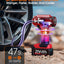Inflador neumáticos inalámbrico 21V digital rojo