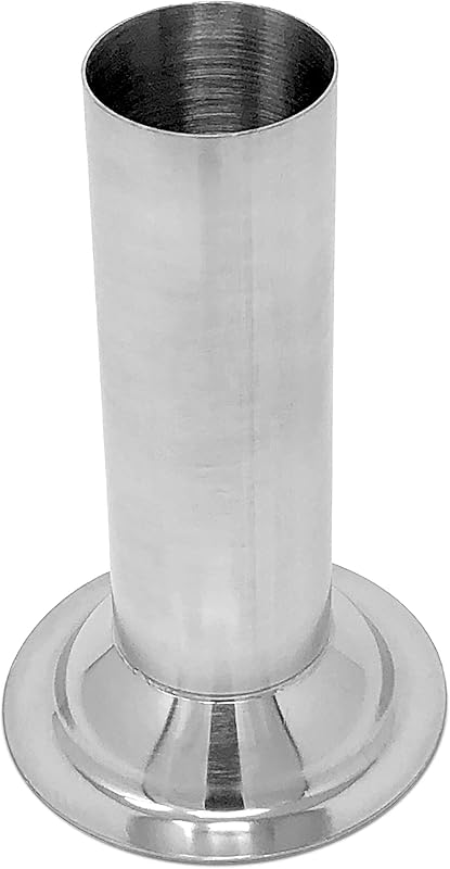 Tubo llenado bolsas carne 2pulg acero inox #32