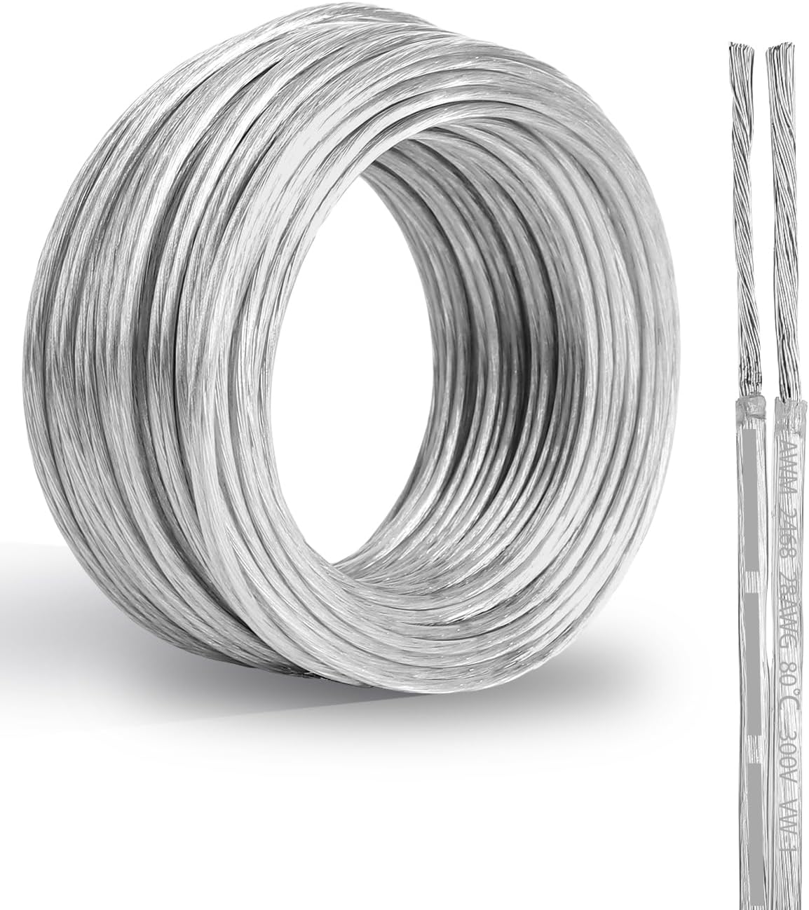 Cable cobre PVC 28 AWG 150pies UL2468 flexible para lámpara