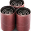 Mangas lijado alúmina 4.5pulg 80/120/240 grano 18 pzas