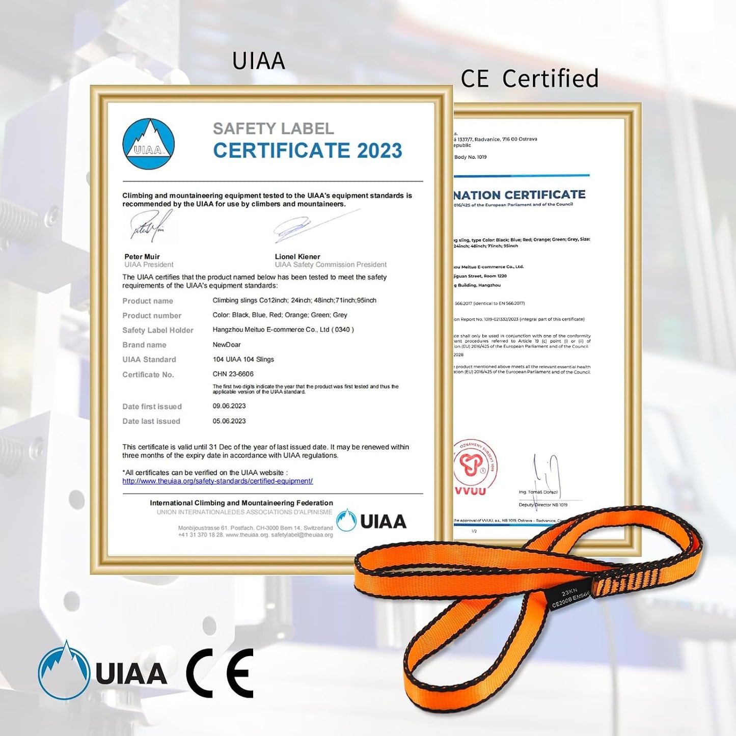 Cuerda escalada UIAA CE 23KN utilitaria anclaje descenso