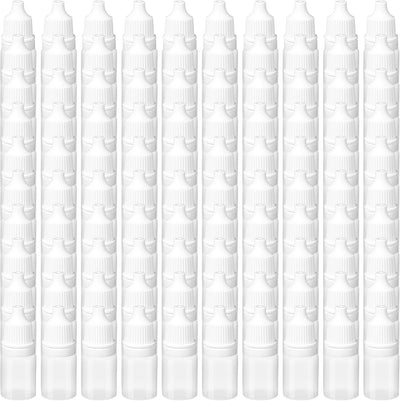 100 Goteros Plástico para Ojos 0.2oz con Tapón
