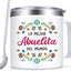 Taza café aislada 14oz regalo abuela en español