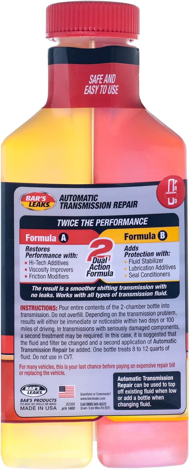 Reparador transmisión alto kilometraje 16.9oz