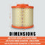 Filtro aire para motor B&S