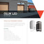 Luz cilíndrica LED para pared exterior