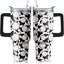 Vaso acero inox 40oz con asa tapa pajita regalo hombre