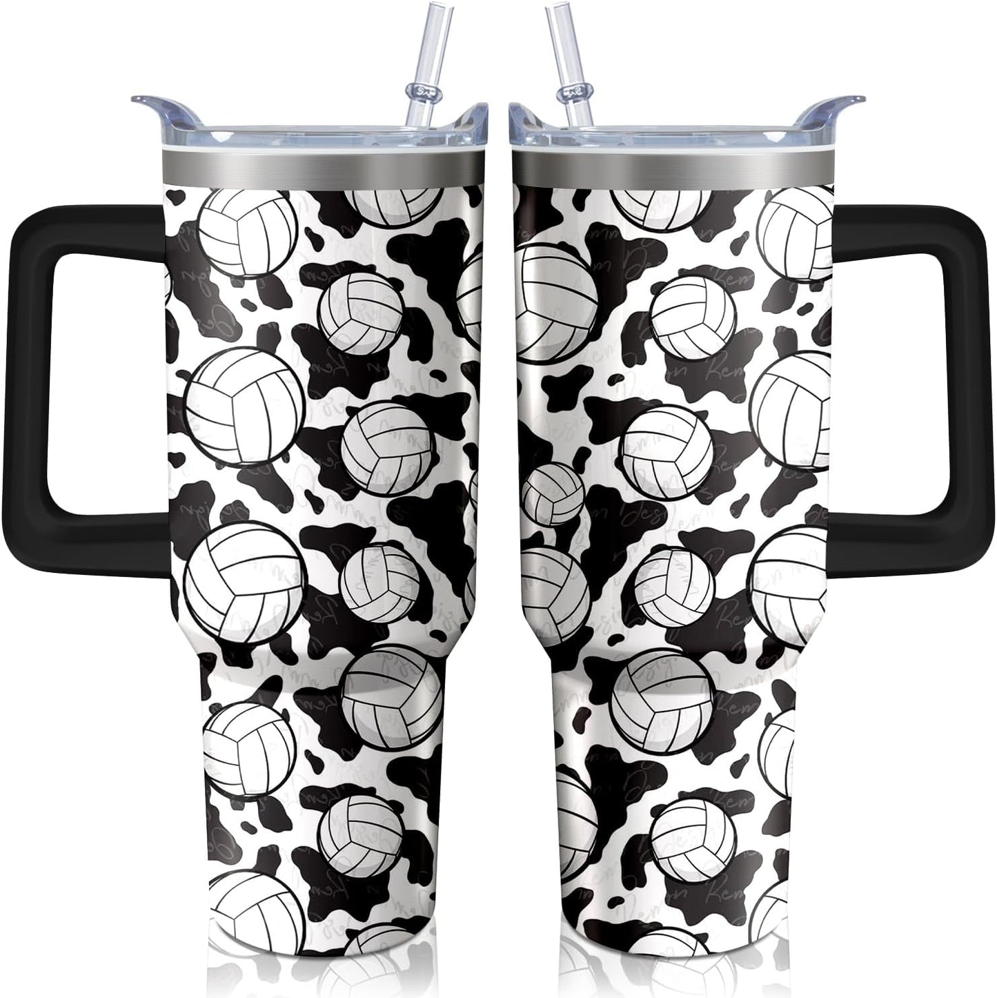Vaso acero inox 40oz con asa tapa pajita regalo hombre