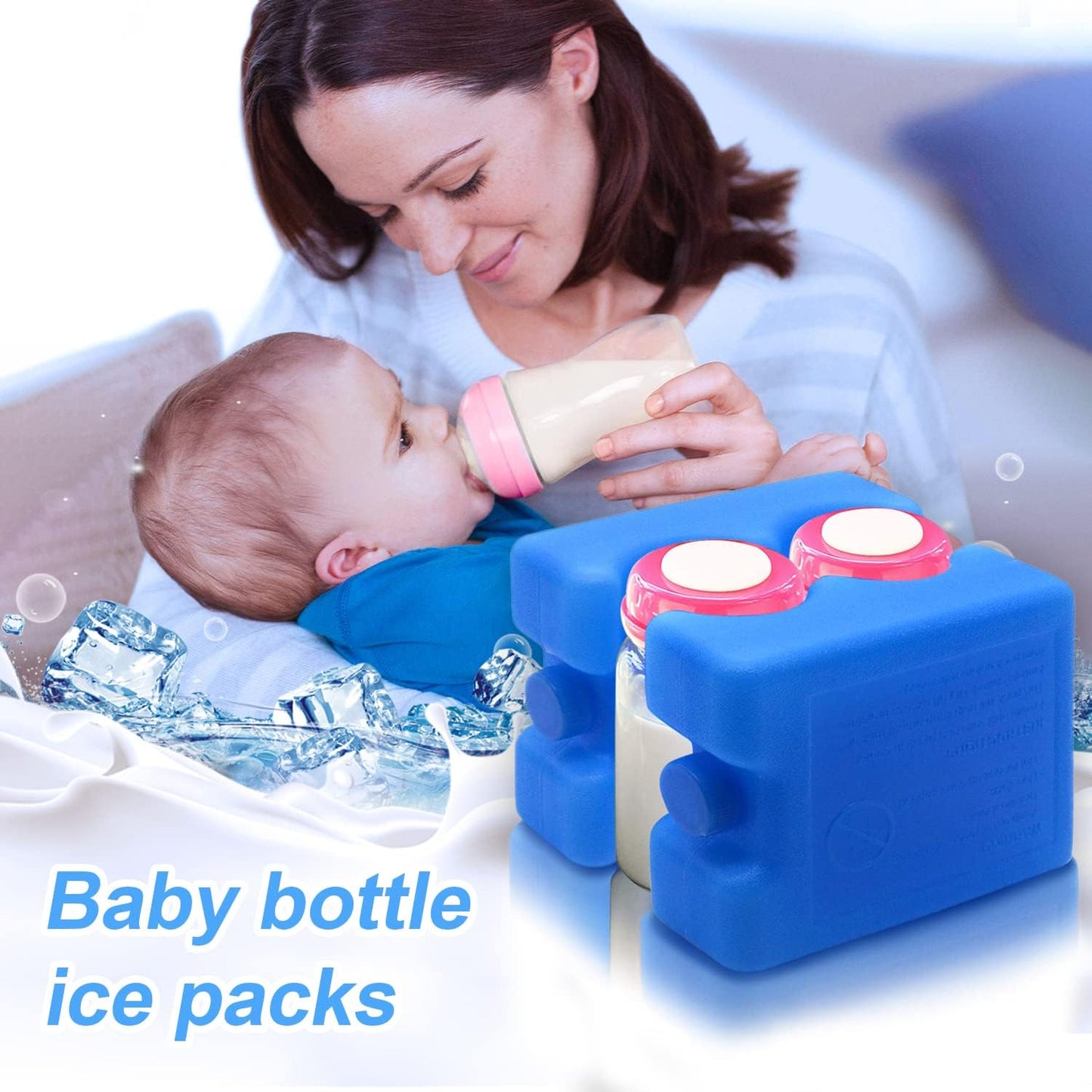 Bolsas enfriadoras reutiliz. para leche materna set 2