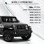 Correas limitadoras puerta Jeep 1996-24 ajustable CJ YJ TJ JK