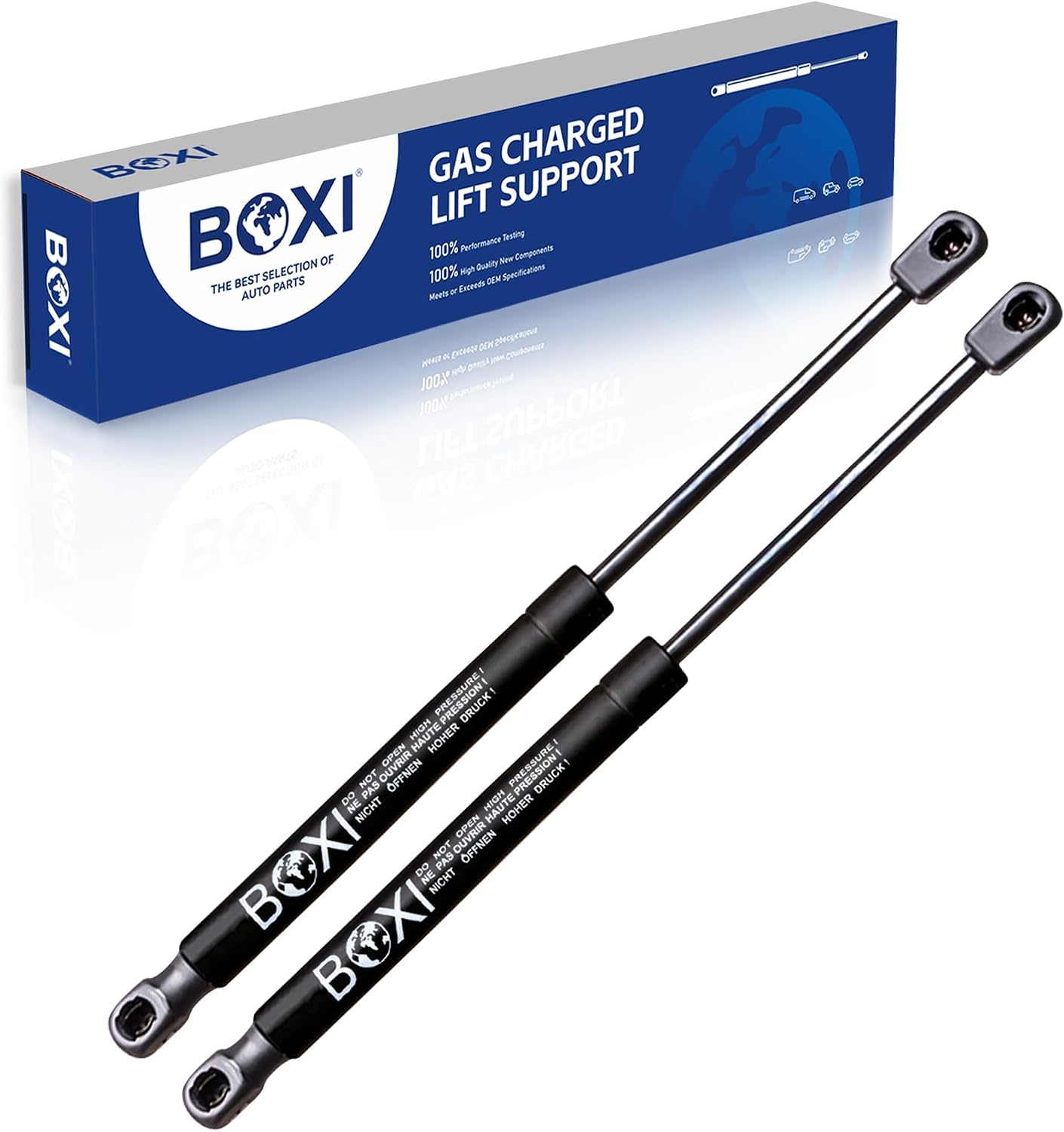2 Soportes elevación portón Ford Fiesta Hatchback 4 puertas