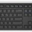 Teclado y mouse inalámbricos color negro