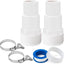 Adaptador manguera piscina 1-1/4 a 1-1/2 pulg
