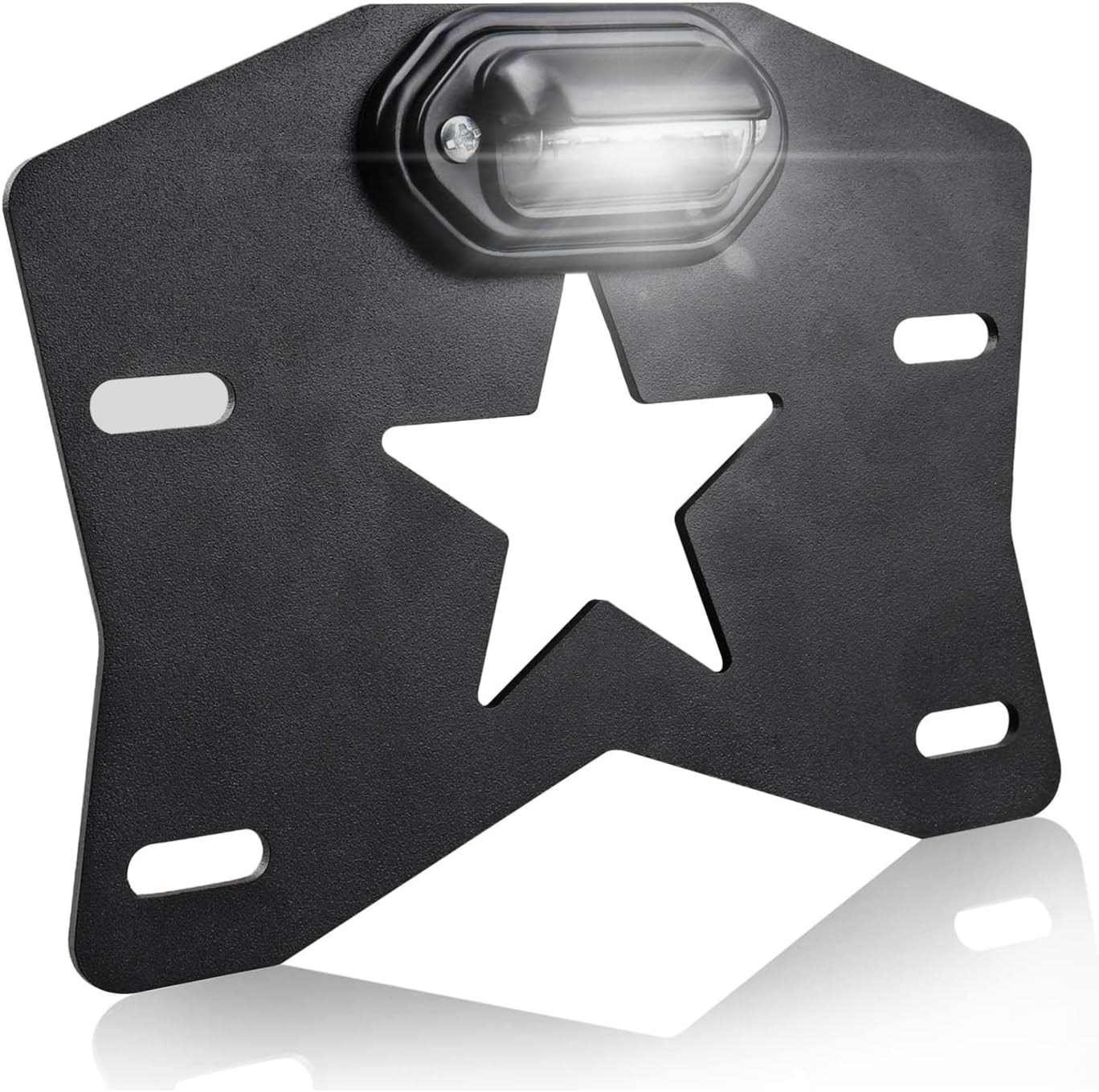 Soporte placa UTV con luz aluminio comp Polaris RZR XP 1000