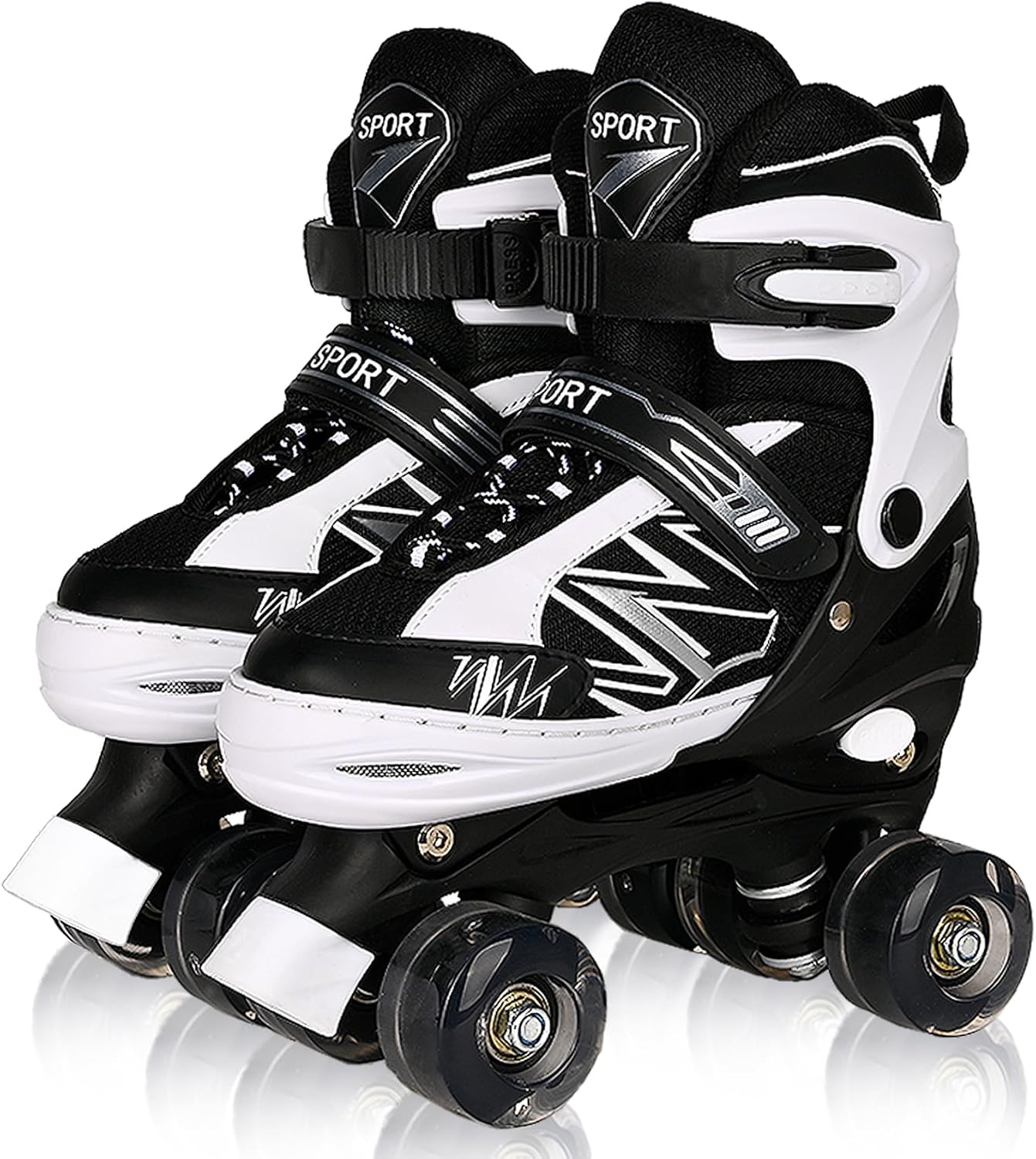 Patines ajustables para niños ruedas iluminadas