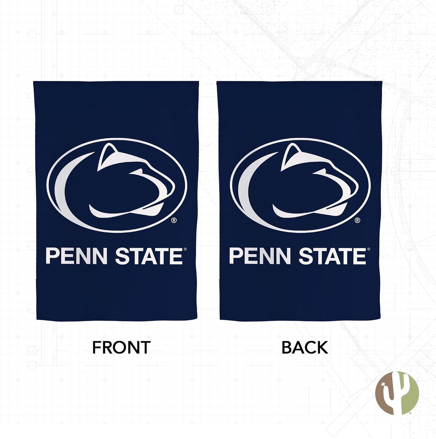 Bandera jardín Penn State 19x12pulg Nittany Lions