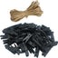100 Pinzas Madera Negras para Ropa Tendedero Clips Manualidades