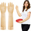 Guantes goma para lavar platos 17.8pulg