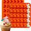 2 Moldes Silicona 60 Cavidades Conejos Pascua Chocolate Dulces