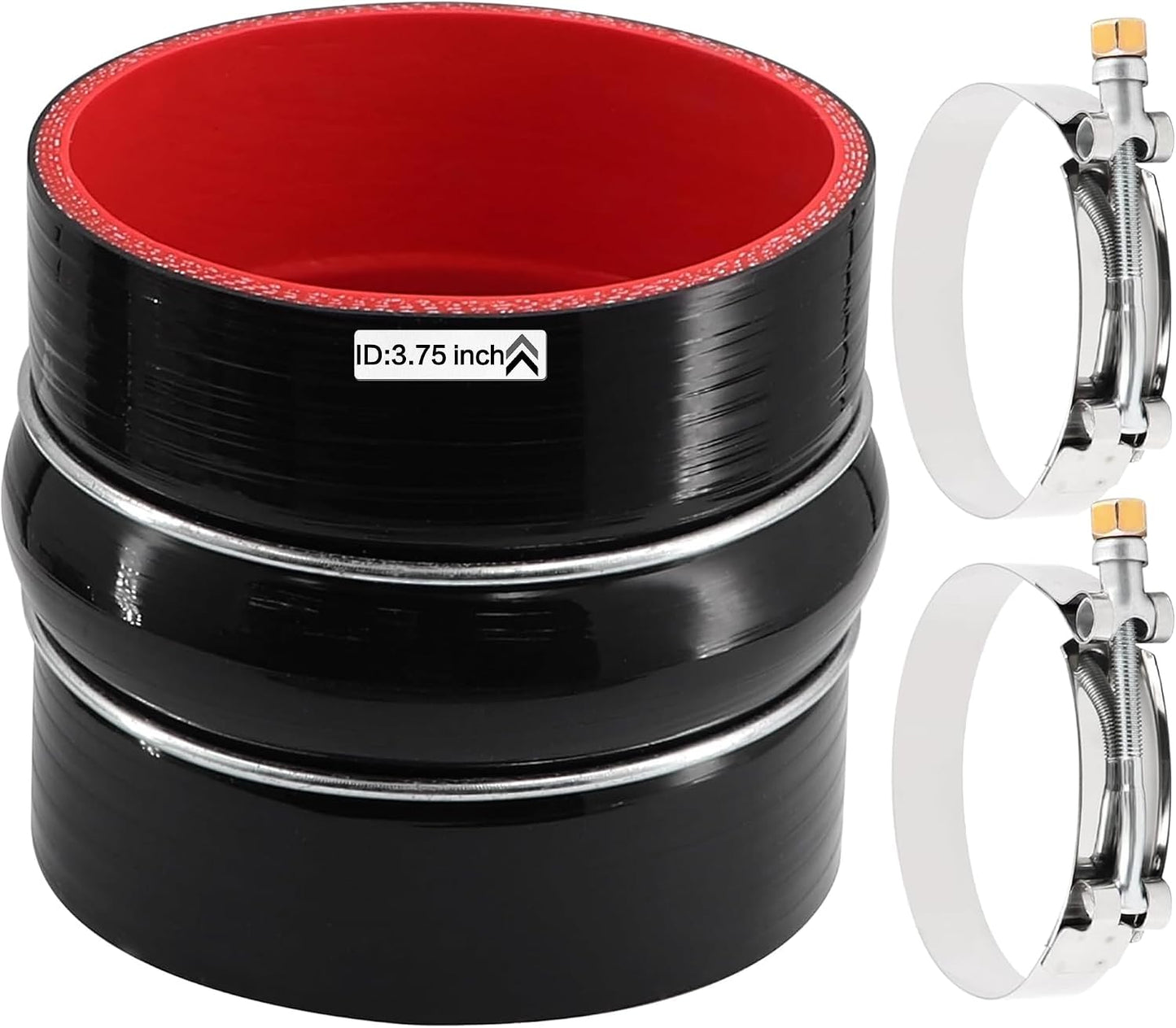 Acoplador manguera silicona 3-3/4" refuerzo 4 capas