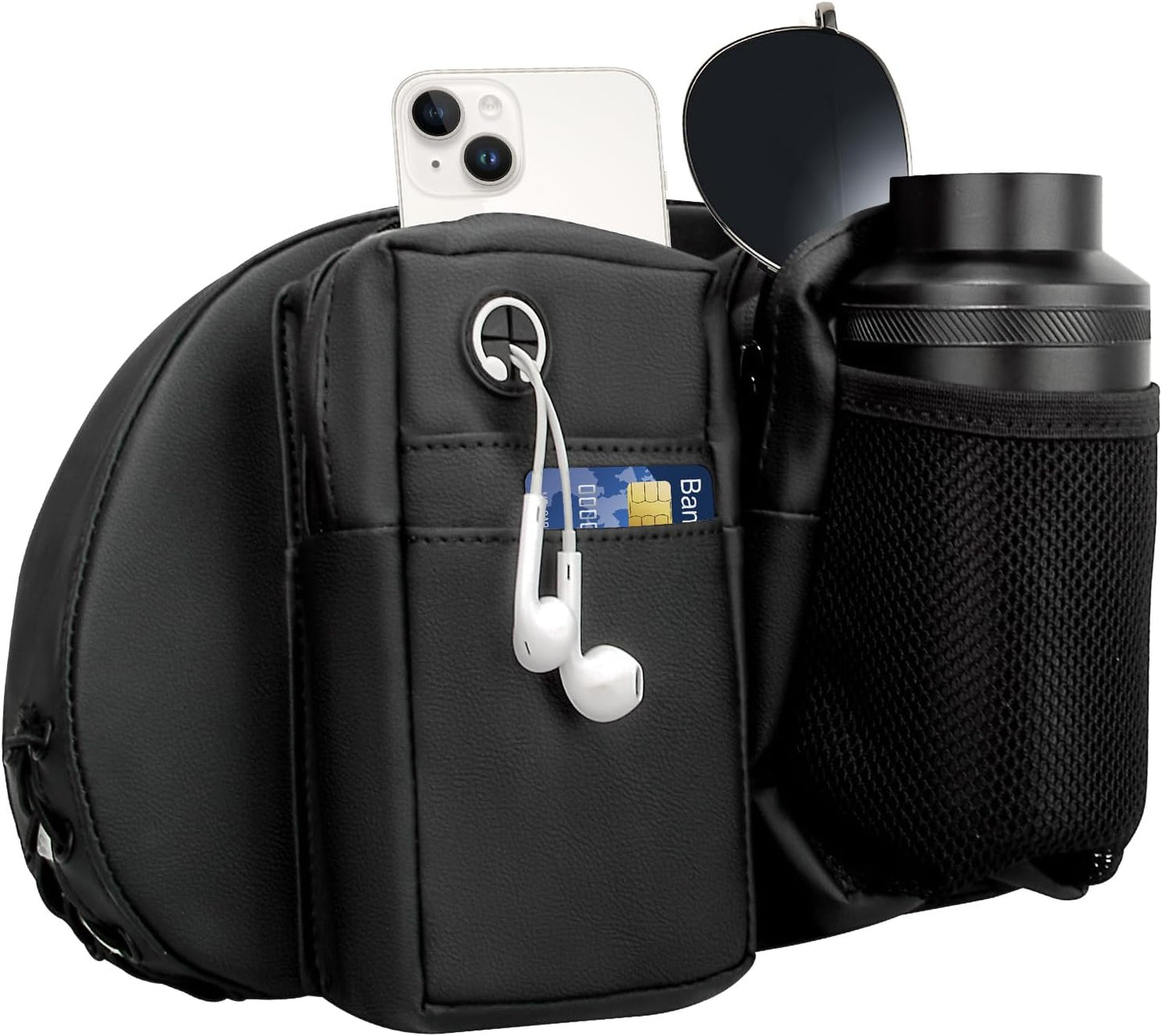 Bolsa almacenamiento asiento motocicleta Harley respaldo