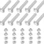 Tornillo T cabeza martillo M5x25 con tuercas brida hex para