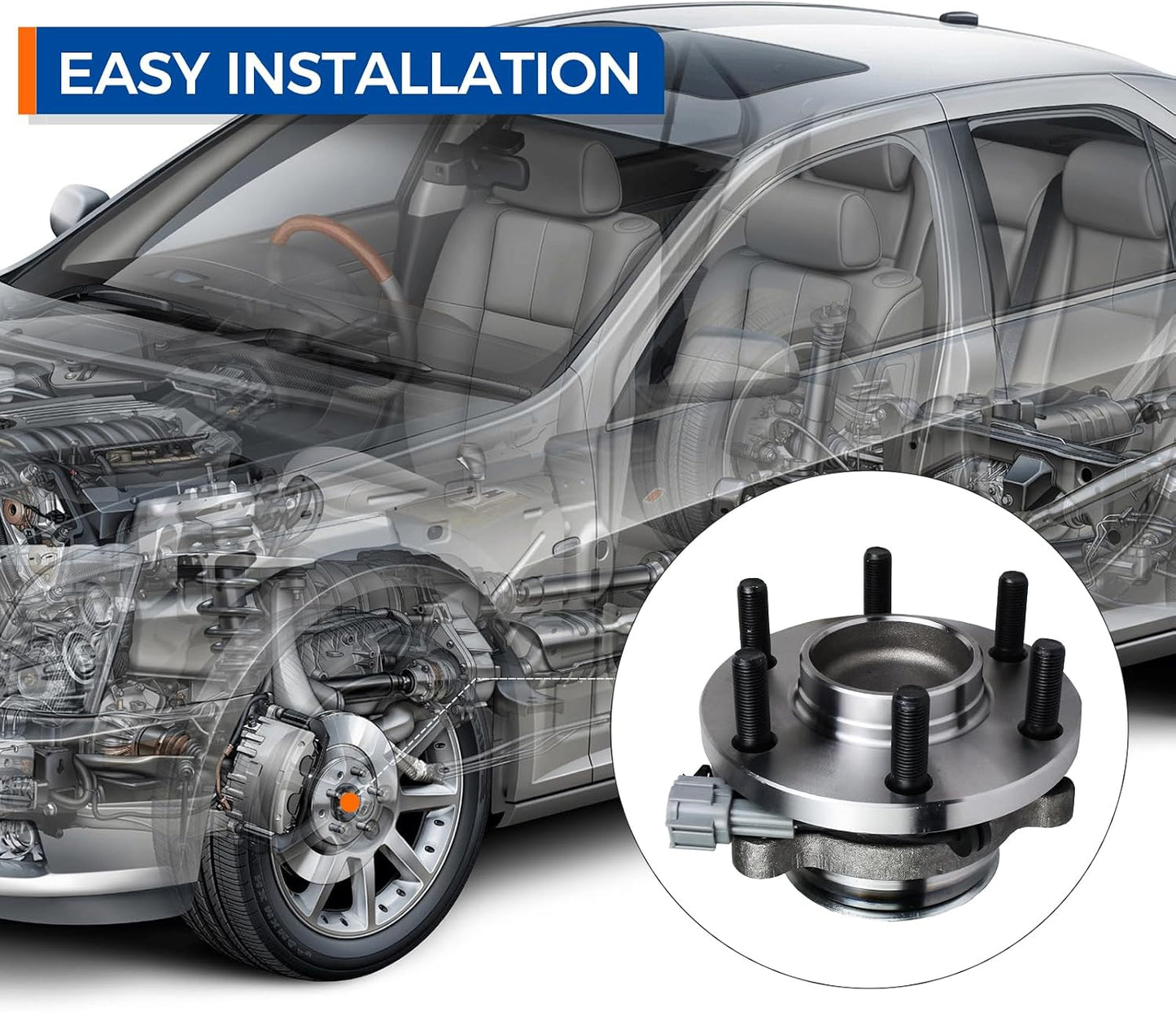 Conjunto rodamiento cubo rueda Nissan Frontier 05-23