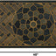 Tapete puerta 2x4ft color azul mezclilla ornamental