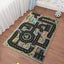 Alfombra de set para niños con mapa de ciudad 39x59