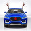 Kit astas reno cascabeles nariz roja decoración coche Navidad