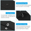 Bolsa terciopelo suave con botón 2 pzas color negro