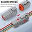 6 Conectores Deutsch DT 4 Pines Impermeables 16AWG