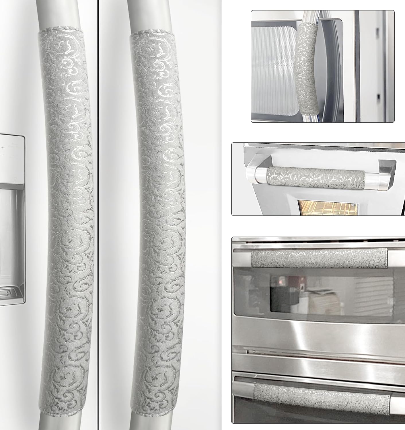 Cubiertas antideslizantes para manijas de refrigerador set 6