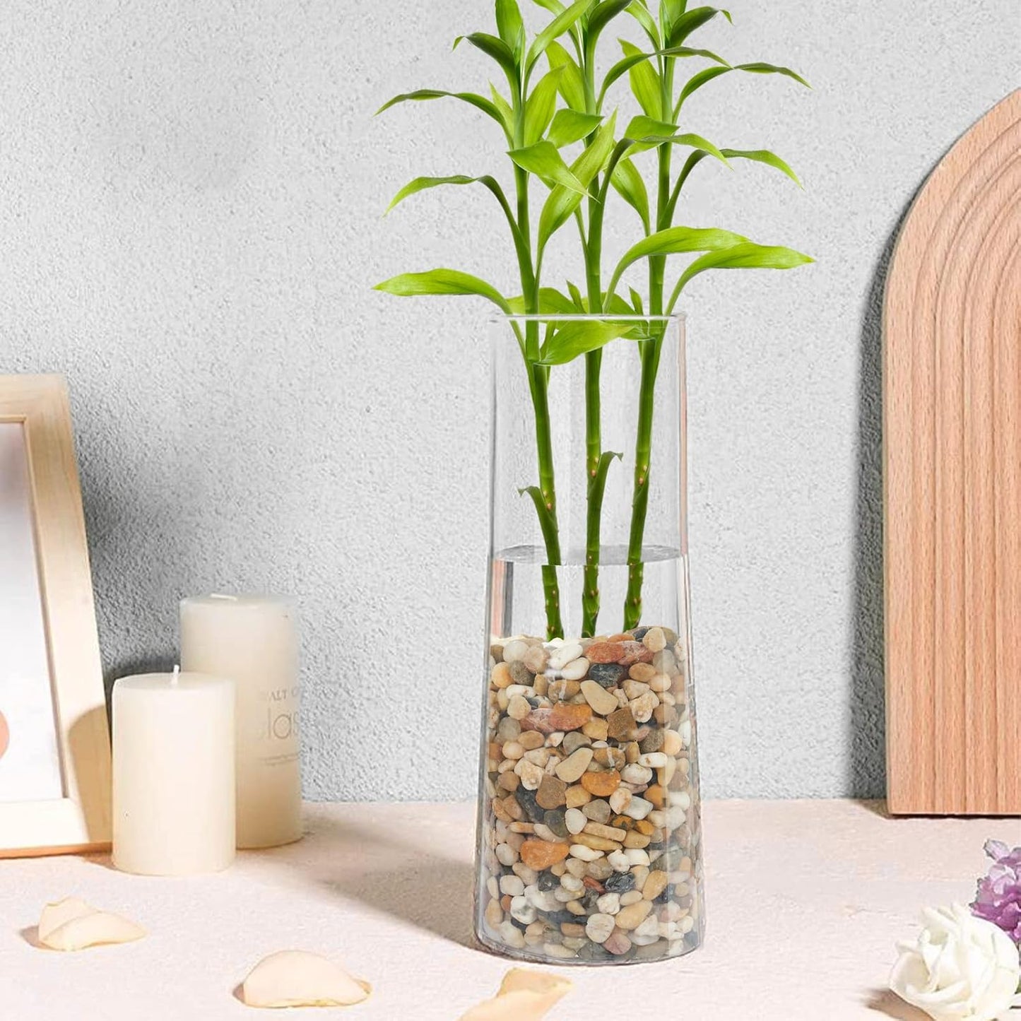 Piedras decorativas 2.5lb para suculentas 3/8" mixtos