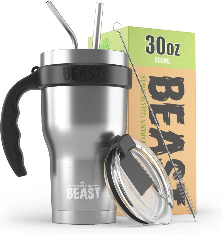 Set taza café acero inox 30oz con cepillos y caja regalo