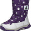 Botas nieve niños corte alto antiderrap impermeables